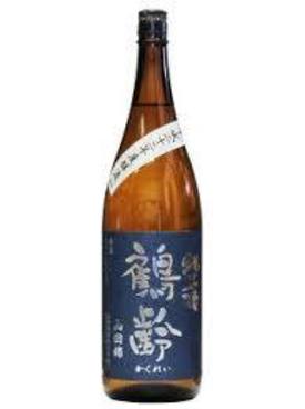 鶴齢　純米酒　山田錦６５％　無濾過生原酒1800ml 在庫切れ